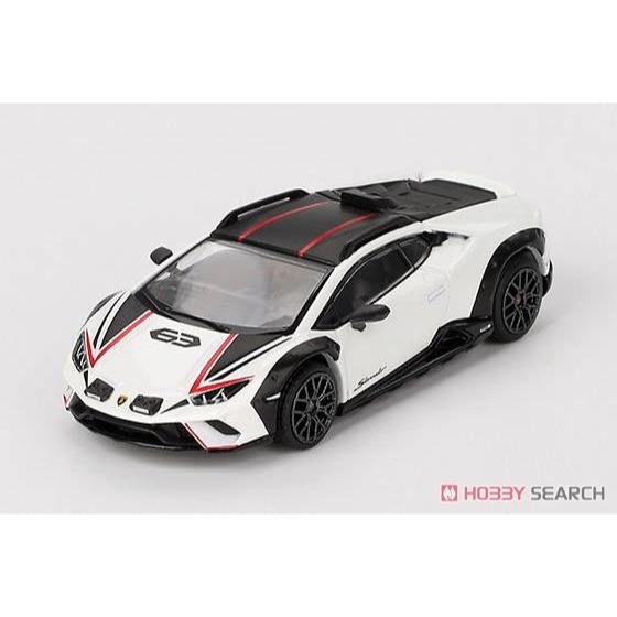 新豐強森 MINI-GT 1/64 藍寶堅尼 Huracan Sterrato Bianco Asopo LHD 763-細節圖2