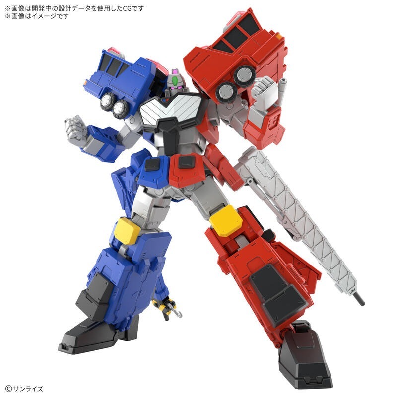 新豐強森 BANDAI 代理版 組裝模型 HG 勇者王 我王凱牙 超龍神 5068327-細節圖9