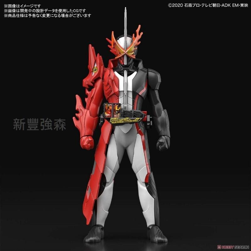 新豐強森 BANDAI 組裝模型 ENTRY GRADE 假面騎士 SABER 5061128-細節圖6