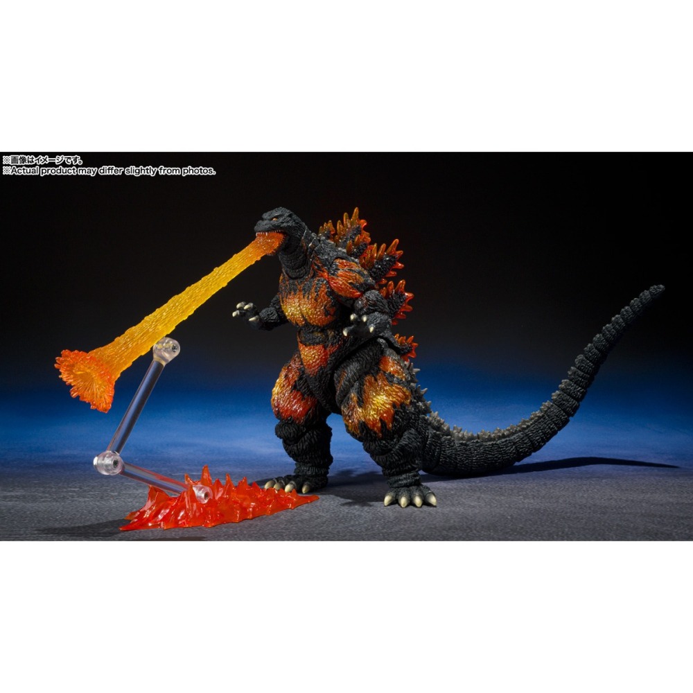 新豐強森 BANDAI 代理版 S.H.MonsterArts 哥吉拉 1995 紅蓮哥吉拉 70周年特別記念Ver.-細節圖2