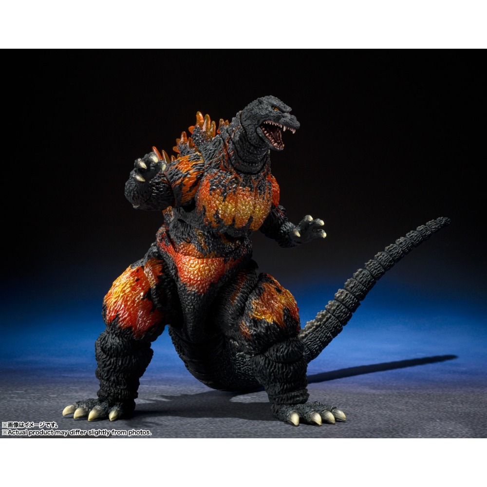 新豐強森 BANDAI 代理版 S.H.MonsterArts 哥吉拉 1995 紅蓮哥吉拉 70周年特別記念Ver.-細節圖4