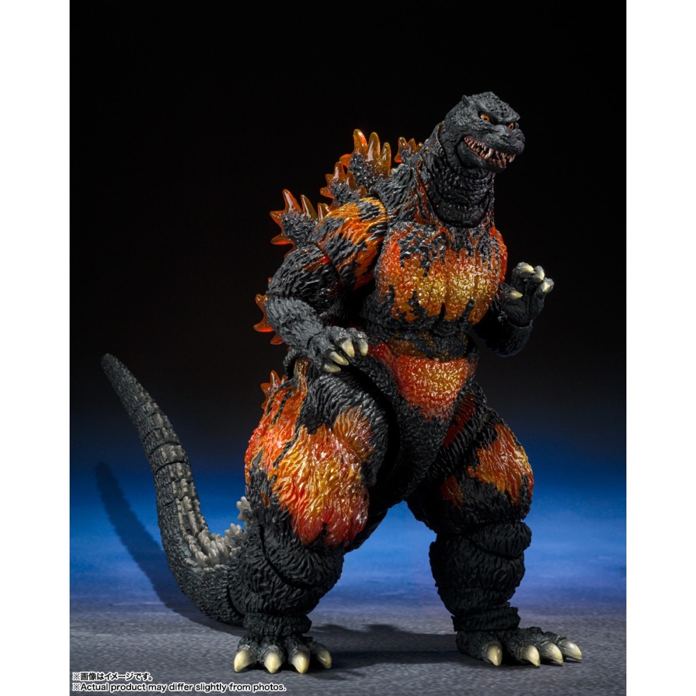 新豐強森 BANDAI 代理版 S.H.MonsterArts 哥吉拉 1995 紅蓮哥吉拉 70周年特別記念Ver.-細節圖5