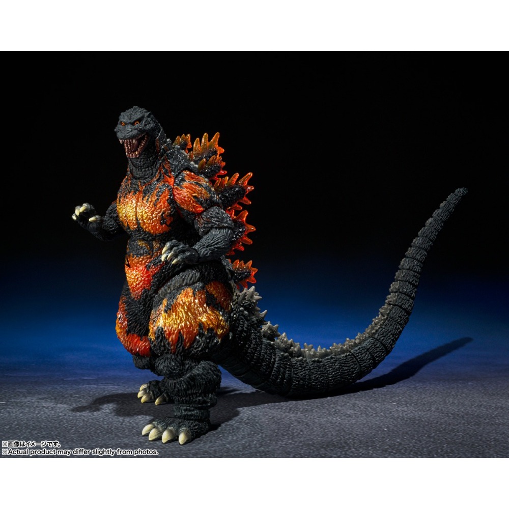 新豐強森 BANDAI 代理版 S.H.MonsterArts 哥吉拉 1995 紅蓮哥吉拉 70周年特別記念Ver.-細節圖6