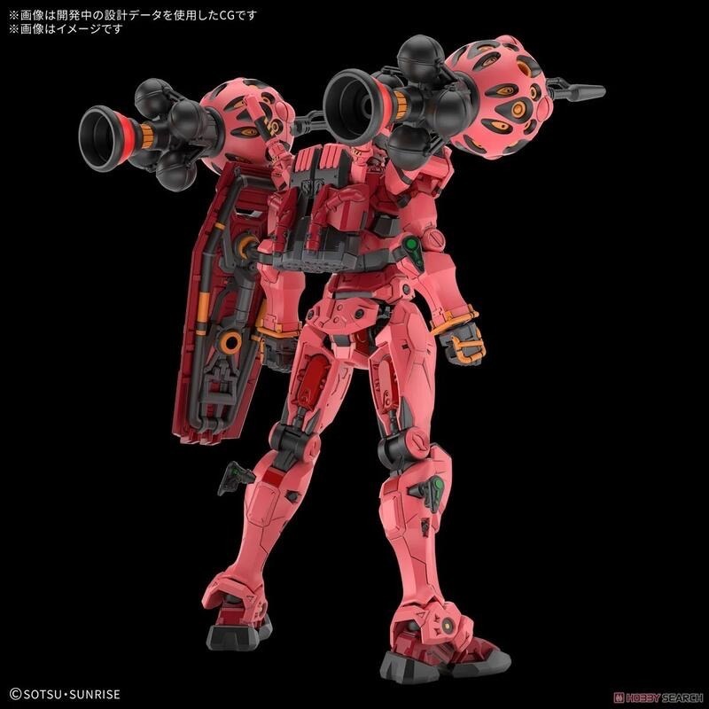 新豐強森 BANDAI 代理版 組裝模型 HG 1/144 鋼彈GQuuuuuuX 紅色鋼彈 5068569-細節圖2