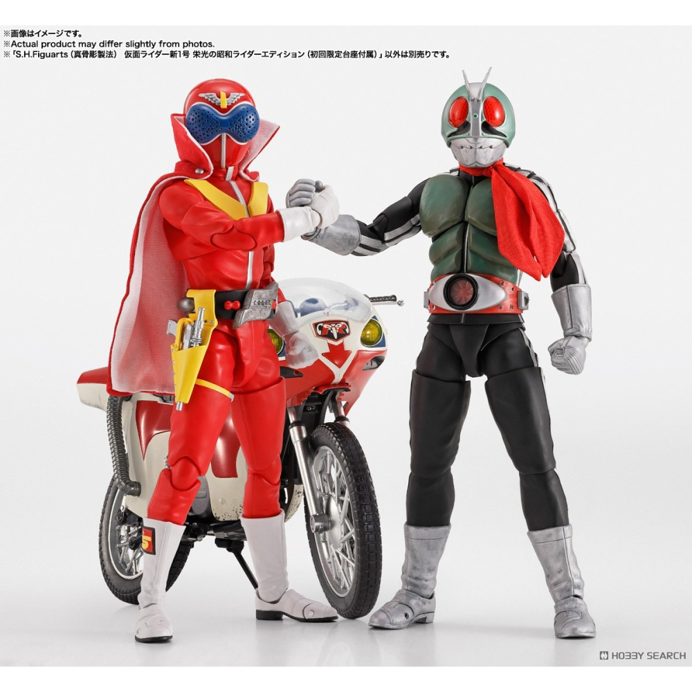 新豐強森 BANDAI 代理版 SHF 真骨雕製法 假面騎士新1號 榮光的昭和騎士 可動-細節圖7