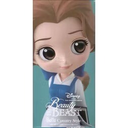 新豐強森 BANPRESTO  Q posket 迪士尼 美女與野獸 貝兒 日常服 鄉村版 A款 一般色 35682-細節圖4