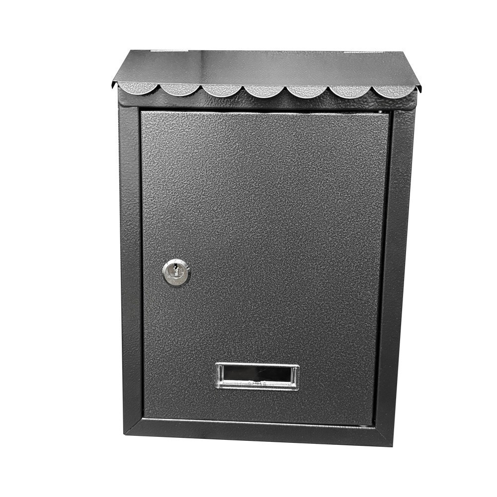 固得家俬 工廠直營  高品質 花邊 木紋  鐵灰 戶外漆 信箱 簡約信箱 歐式 田園 信箱 意見箱 壁掛式-細節圖4