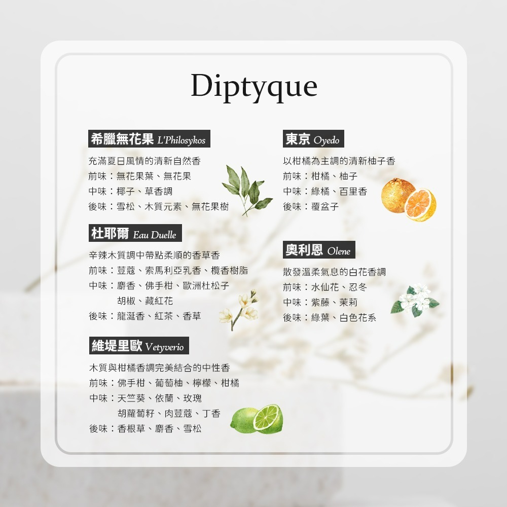 diptyque 經典淡香水 50ml 多款可選-細節圖4