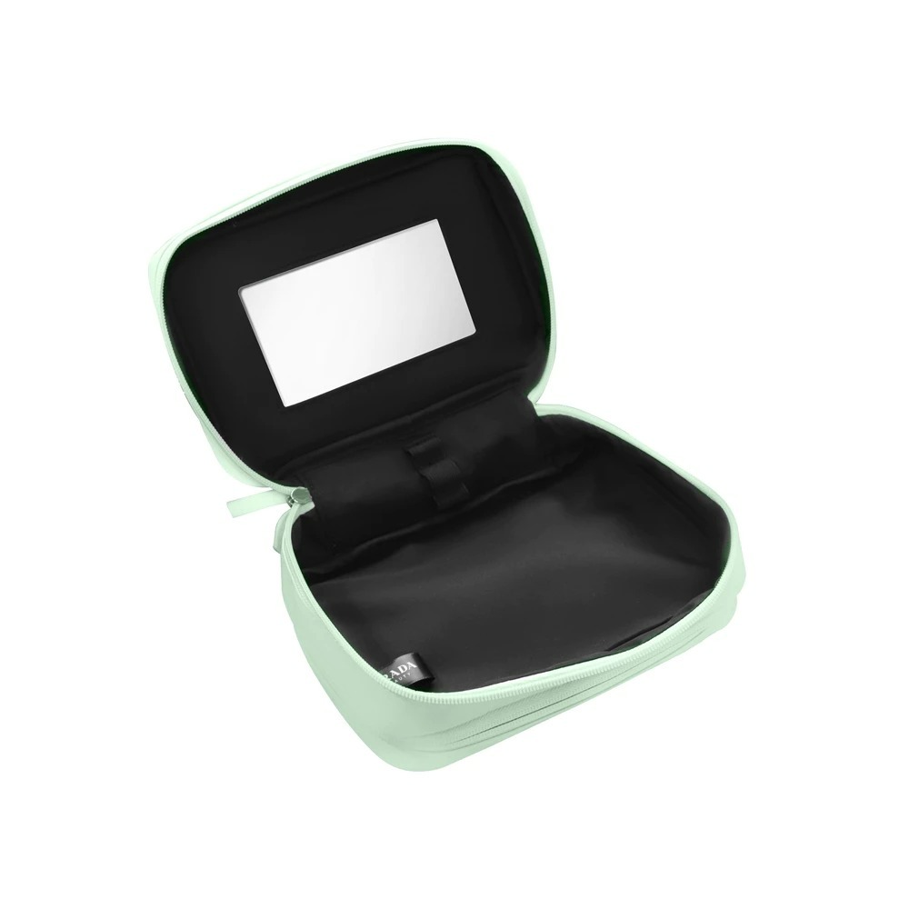 PRADA 手提化妝包 (綠)-細節圖2