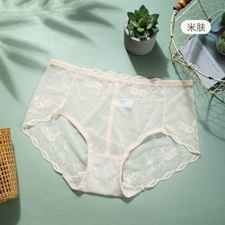 中腰內褲 女生內褲 蕾絲內褲  包覆 透氣 提臀 性感 舒適  抑菌棉 襠三角褲 提臀內褲 收腹 彈性 舒適 無痕內褲-細節圖2