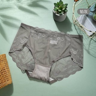 中腰內褲 女生內褲 蕾絲內褲  包覆 透氣 提臀 性感 舒適  抑菌棉 襠三角褲 提臀內褲 收腹 彈性 舒適 無痕內褲-細節圖3
