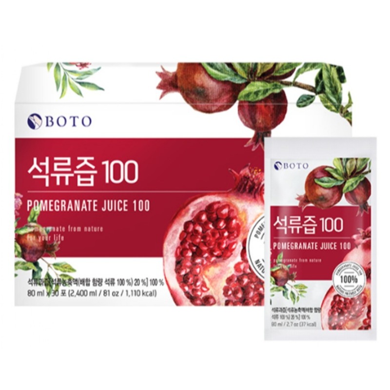 韓國 BOTO 高濃度美妍飲 石榴汁 80ml-細節圖2