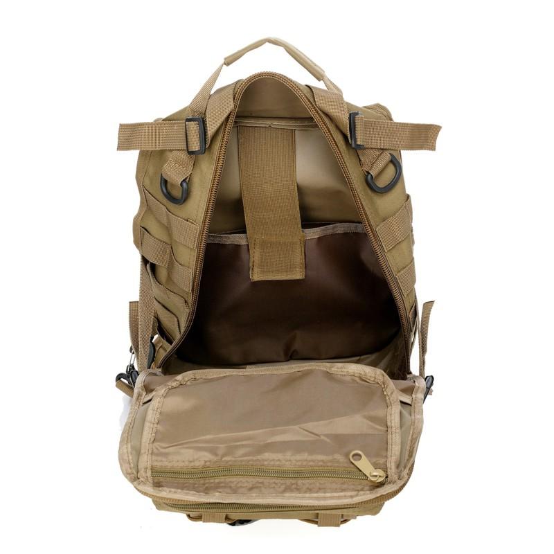 【新奇寶貝屋】Molle戰術單肩斜背包 側背包 斜挎包 多功能戶外戰術包(黑、卡其色、CP、ACU、蟒紋黑、夜駝色 )-細節圖8