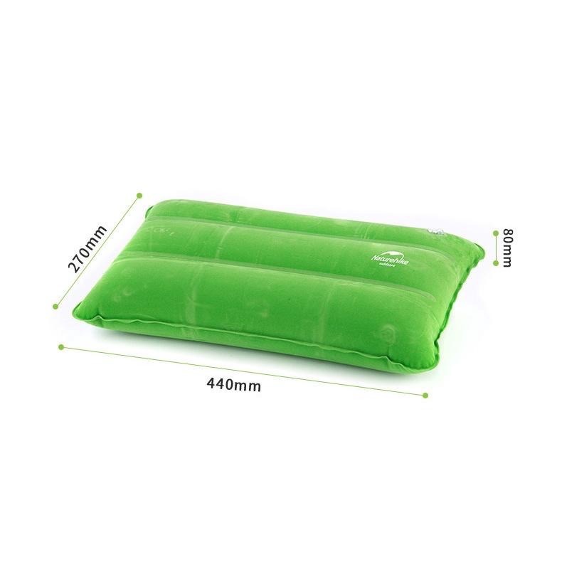 【新奇寶貝屋】 NH Naturehike 充氣枕頭旅行枕頭户外枕頭植絨舒適睡枕 午睡枕 靠枕 90g-細節圖4