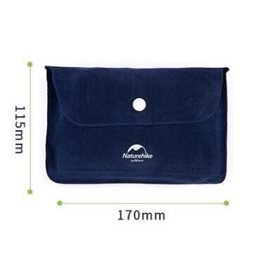 【新奇寶貝屋】 NH Naturehike 充氣枕頭旅行枕頭户外枕頭植絨舒適睡枕 午睡枕 靠枕 90g-細節圖9