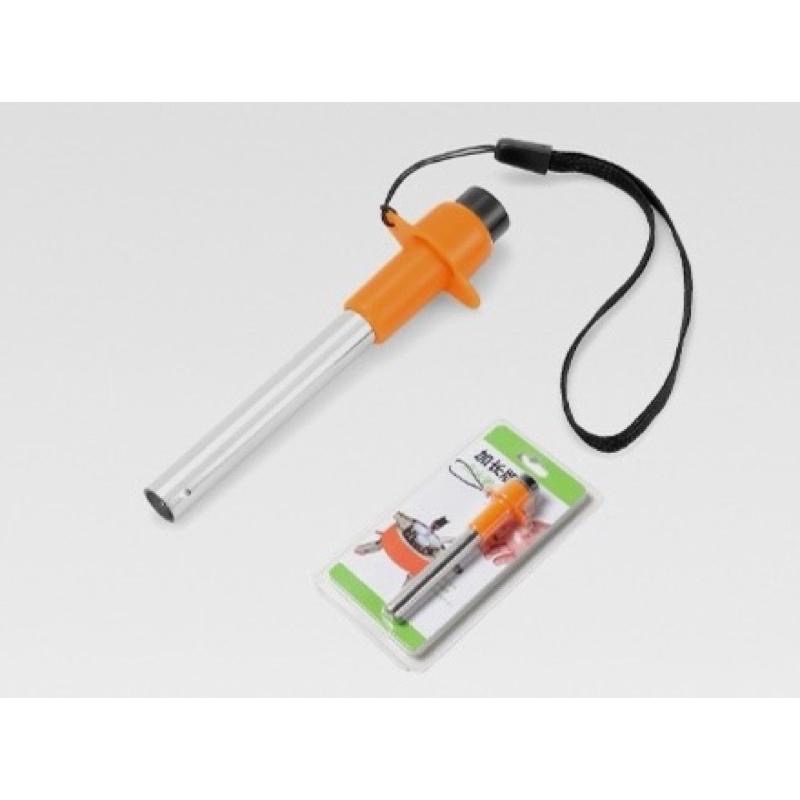 【新奇寶貝屋】户外露營便攜式電子點火器打火器 防水 雷電點火器無火焰 噴槍氣爐卡式爐電子-細節圖2
