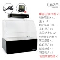 【新奇寶貝屋】USB微型兩棲水陸缸 寸澤微缸 辦公室迷你療癒魚缸 宿舍桌面小缸 水族箱過濾生態兩棲缸 生日禮物-規格圖11