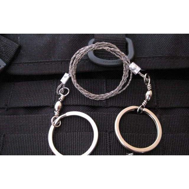 【新奇寶貝屋】新款線鋸 4股鋼絲 360度旋轉 戶外便攜式求生線鋸 求生鋸/繩鋸/線鋸(OPP包裝、紙卡包裝)-細節圖9