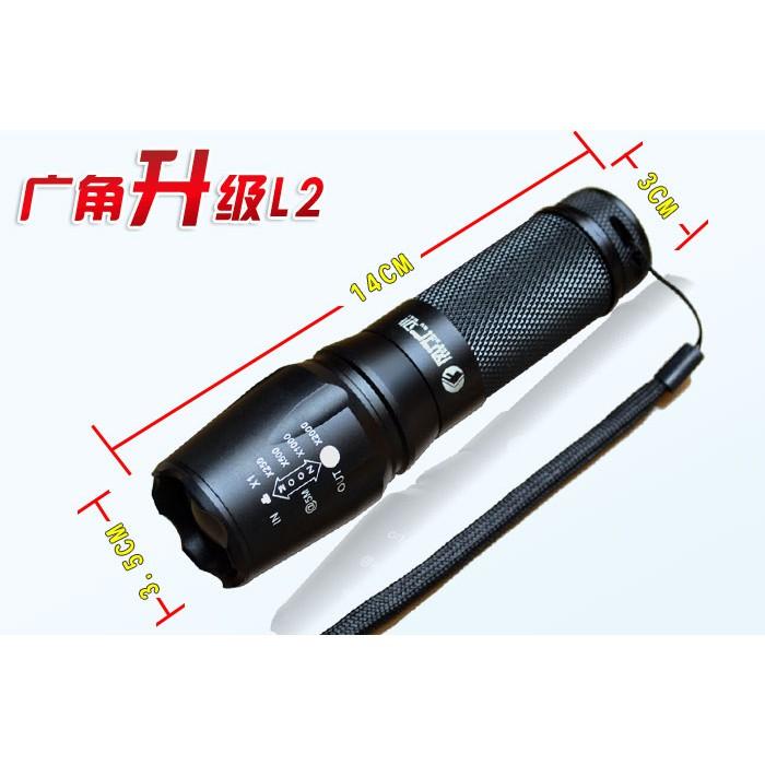 【新奇寶貝屋】878 CREE XML-L2 超廣角變焦強光手電筒LED遠射王(單支 )-細節圖8