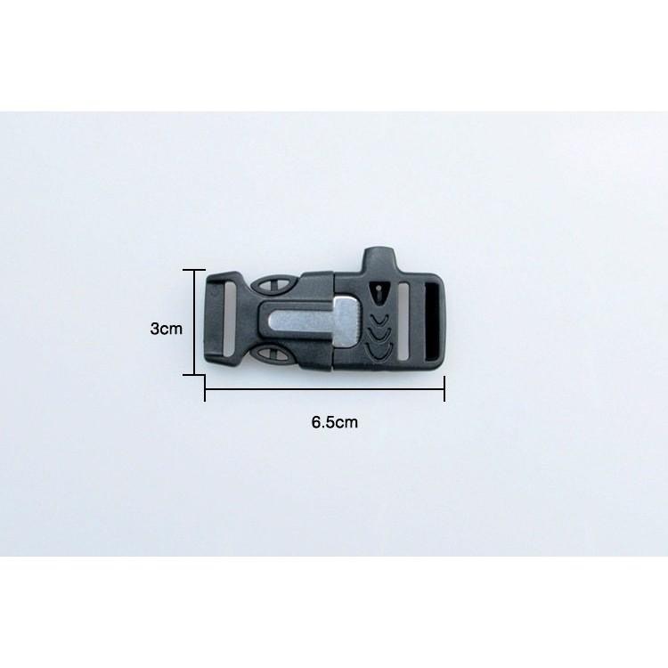 【新奇屋】求生扣環 傘繩手鍊扣環 打火石打火棒帶口哨 野外求生必備-細節圖4