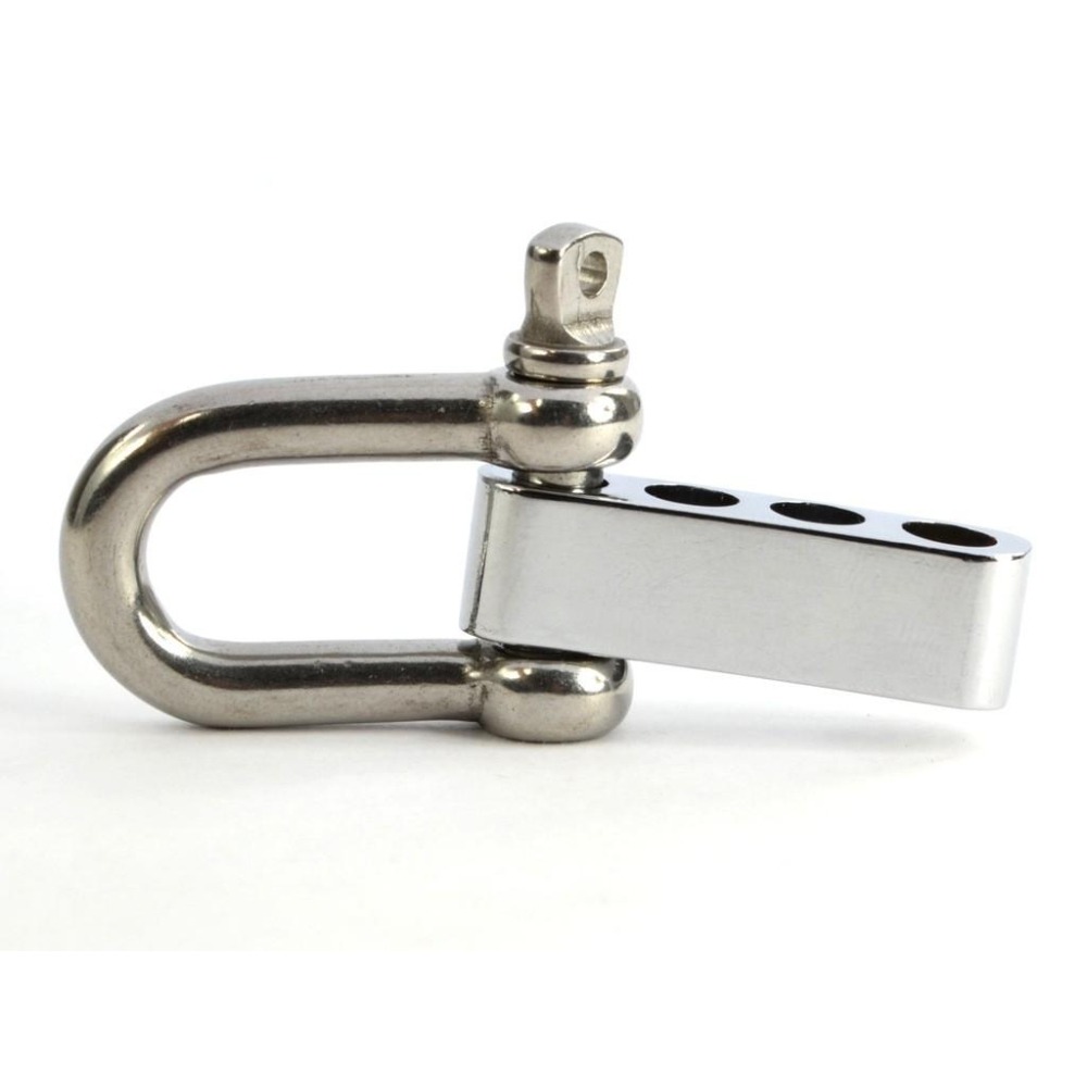 【新奇屋】傘繩求生手鍊可調式鋼扣 扣環 O型 U型 黑色 銀色 四款可選-細節圖2