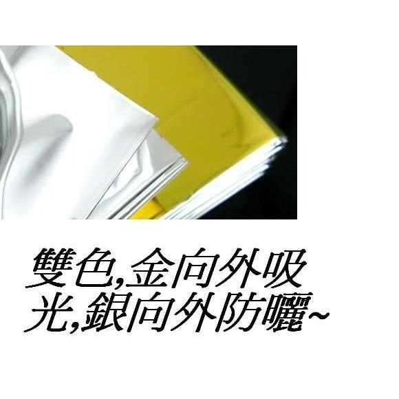 【新奇寶貝屋】加大款160*210野外救生毯 急救毯 求生毯 緊急保溫毯 防曬毯 生存/應急/救援(金銀雙色/雙面銀色)-細節圖2