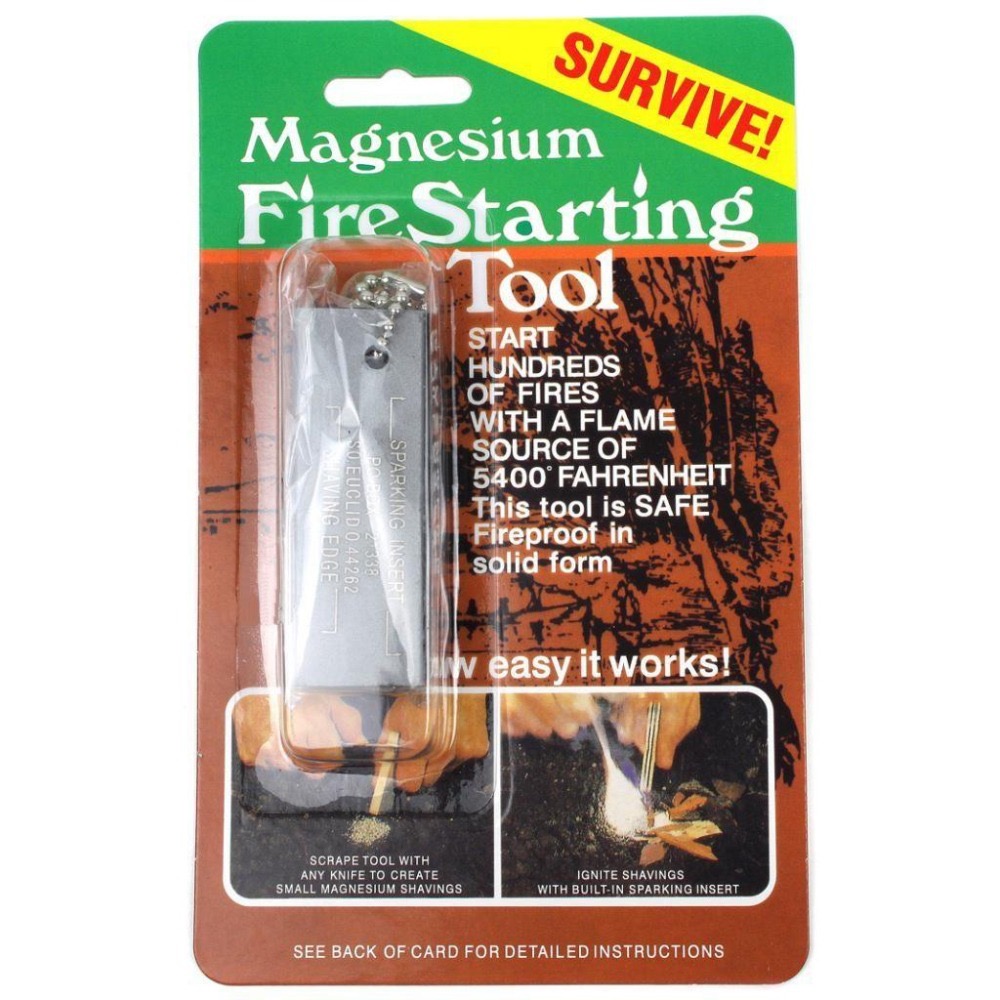 【新奇寶貝屋】超級軍用制式打火石、取火石、鎂條，鎂塊、鎂棒 求生工具-細節圖5