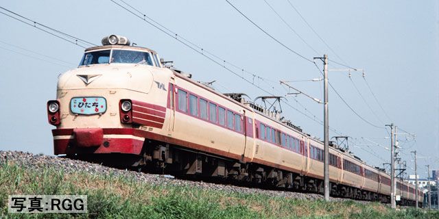 [玩具共和國] TOMIX 98825 国鉄 485系特急電車（ひたち）基本セット（6両）-細節圖2