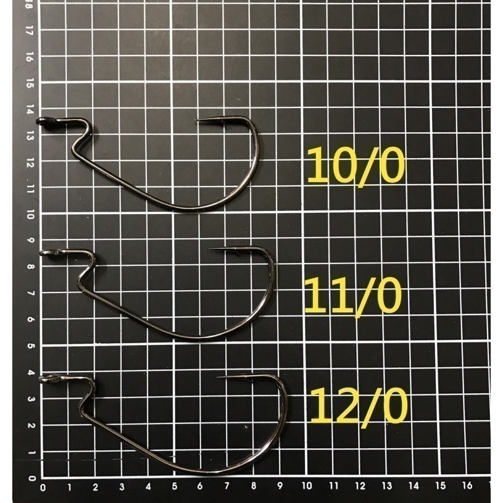 Mustad 曲柄鉤  10/0  11/0   12/0-細節圖2