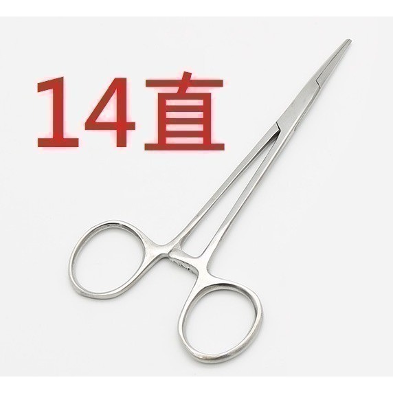 止血鉗 釣蝦 釣魚 摘鉤鉗 彎頭 直頭 14 18 血管鉗 寵物拔毛 拔罐鉗-細節圖5