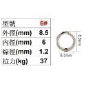 路亞環 路亞 雙圈 壓扁雙圈 不銹鋼 每包50個 阿蔡路亞 台灣現貨-規格圖3