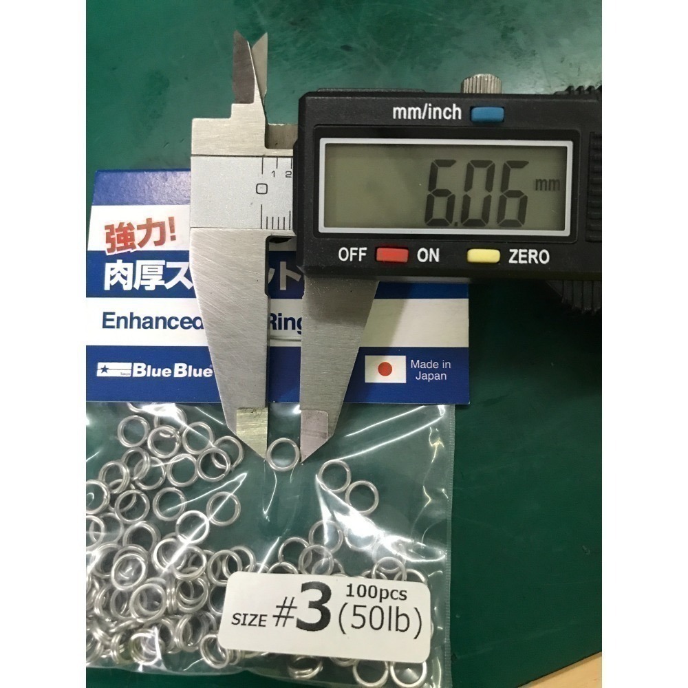 BLUE BLUE 肉厚スプリットリング  路亞環  阿蔡路亞 台灣現貨-細節圖7