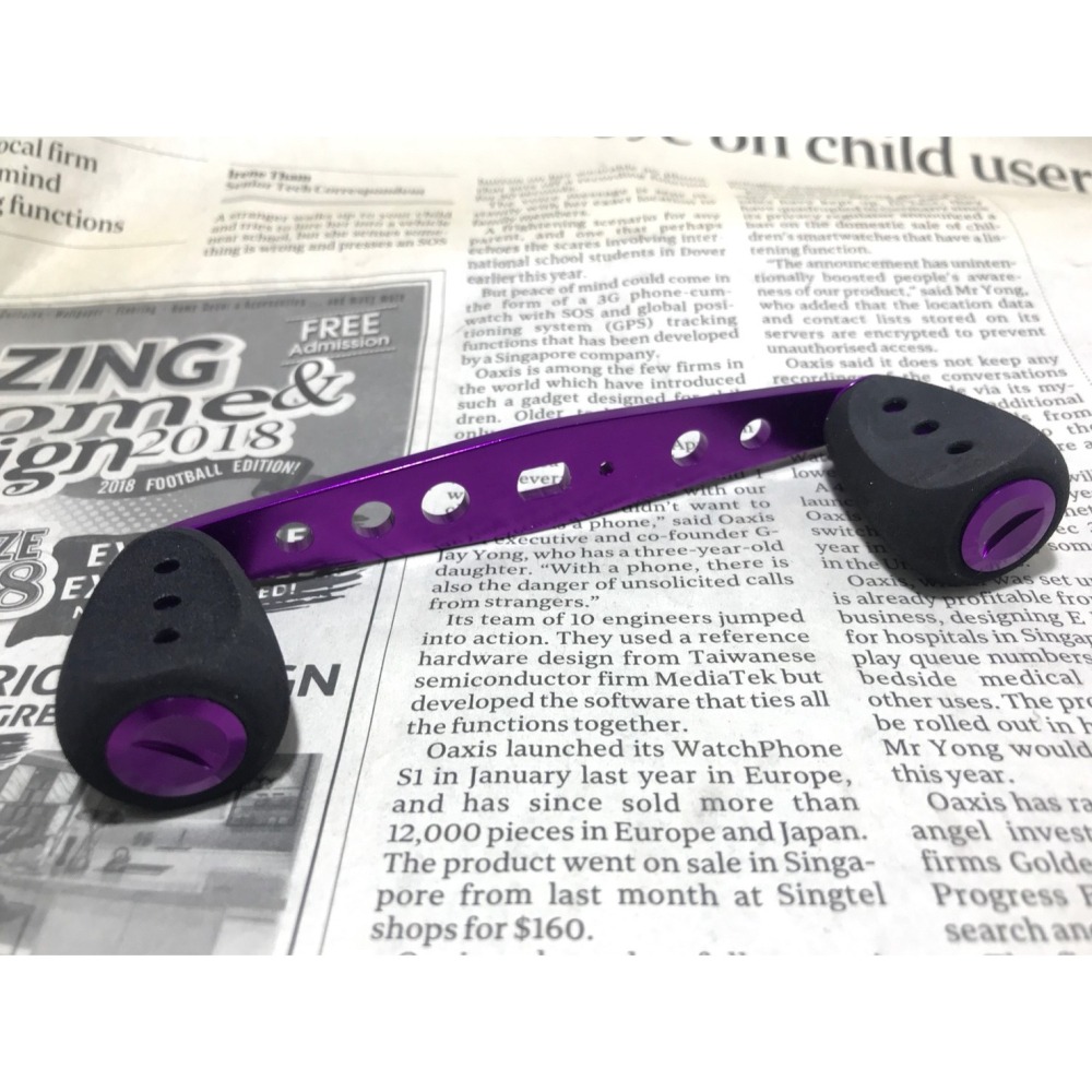 EVA 握丸 改裝 把手 OMOTO、ABU、Shimano 零件 11公分 鼓式 烏龜捲「阿蔡路亞」-細節圖3