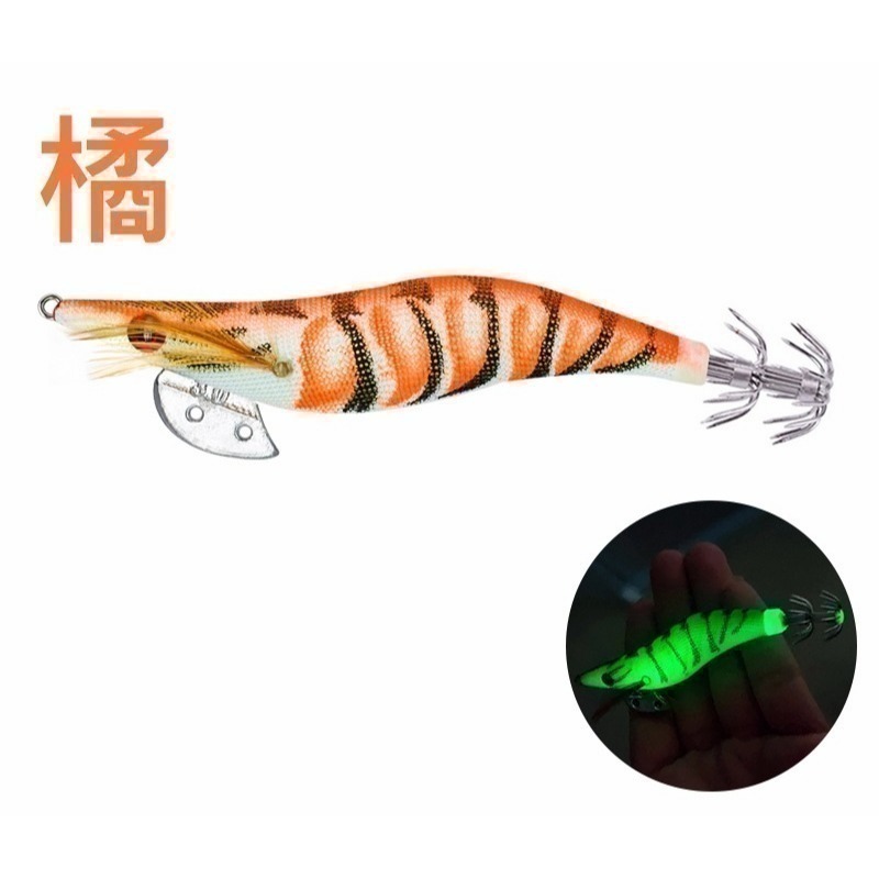 台灣現貨 探路蝦 夜光 木蝦 虎紋 蝦閃電蝦 假餌 天龍蝦 軟絲 花枝 探路蝦-細節圖5