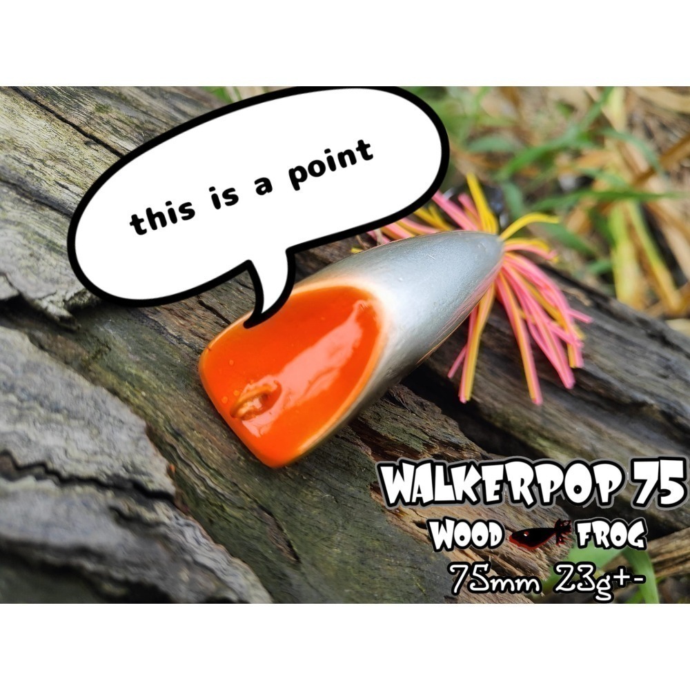 馬來西亞 Monstar 馬蛋明 多蔓 WalkerPop 75 wood frog 浮水 水面 魚虎 呆 阿蔡路亞-細節圖4