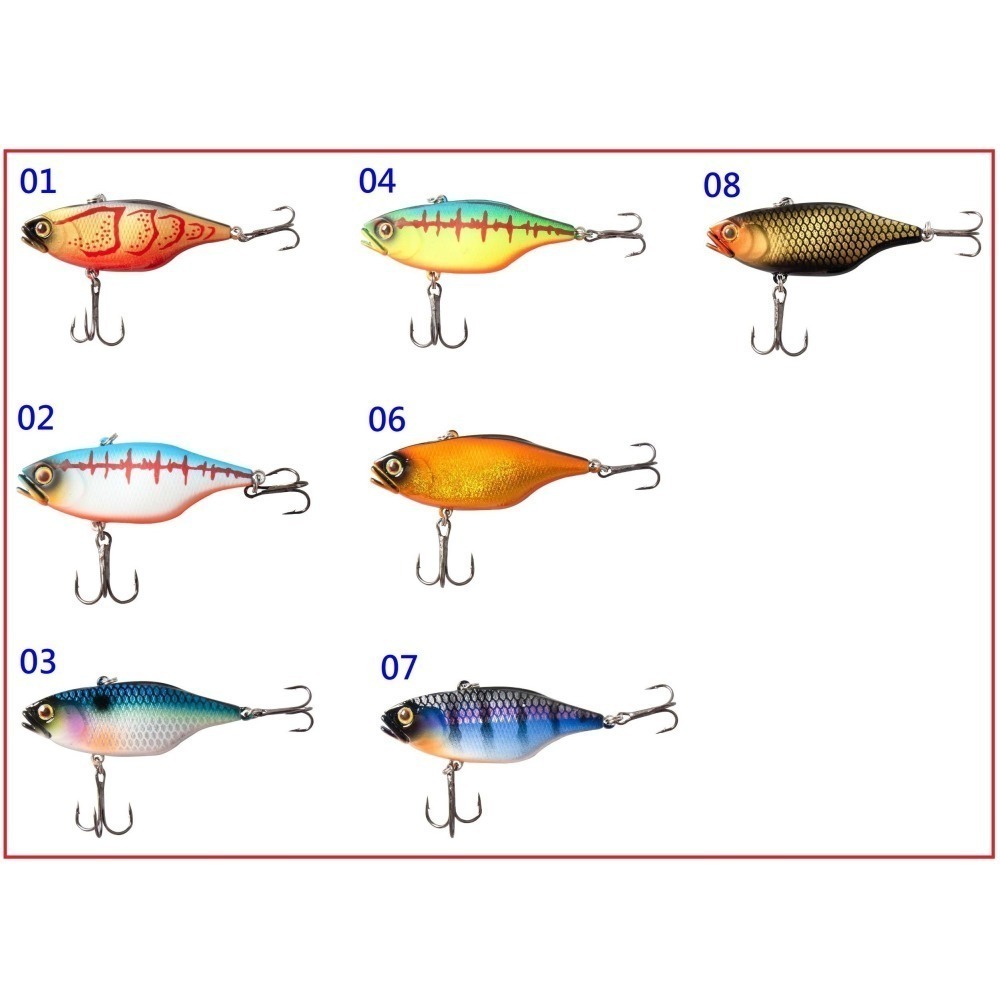 爆吵 VIB 顫泳 vib 響珠 Vibration 路亞 假餌 6公分 17 克 台灣現貨-細節圖2