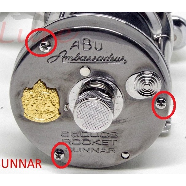 側蓋螺絲  ABU OMOTO 捲線器 改裝 零件 「阿蔡路亞-細節圖4