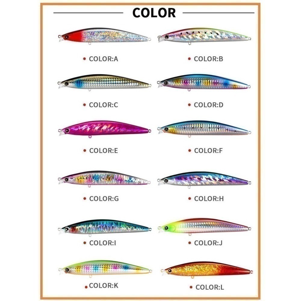 台灣現貨 浮水 米諾 118F 遠投 118mm/19g  海鱸 阿蔡路亞-細節圖2