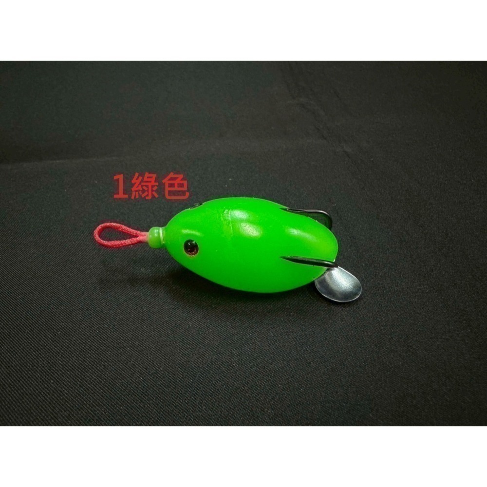 一口蛙 一口 姆指蛙 蛋蛙 小蛋 袖蛋6公分 13克 6cm / 13.0g 雷蛙 雷強 呆 魚虎 阿蔡路亞 台灣現貨-細節圖4