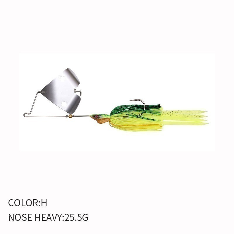 Buzz bait   旋轉 拖拉機 胡須佬 巴雜 巴炸 魚虎 呆 鱸魚 阿蔡路亞 台灣現貨-細節圖4