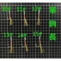 金絲 微鐵鉤 鐵板鉤 手工綁製 單鉤 短線鉤 船釣 鐳射絲 岸拋 鐵板 路亞環 阿蔡路亞-規格圖4
