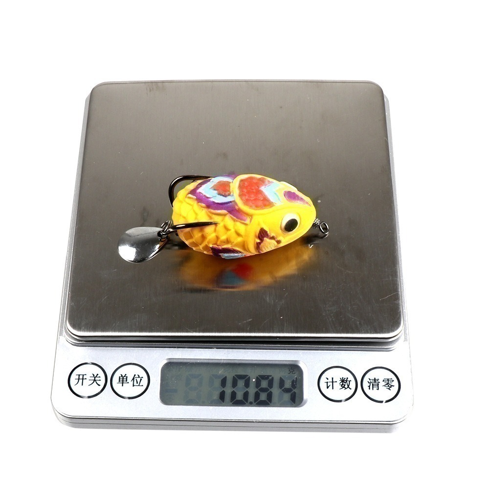 彩蛋 一口蛙 一口吞 姆指蛙 雷蛙 雷強 呆 魚虎 長 4.5cm 重10g 泰國 阿蔡路亞 台灣現貨-細節圖2