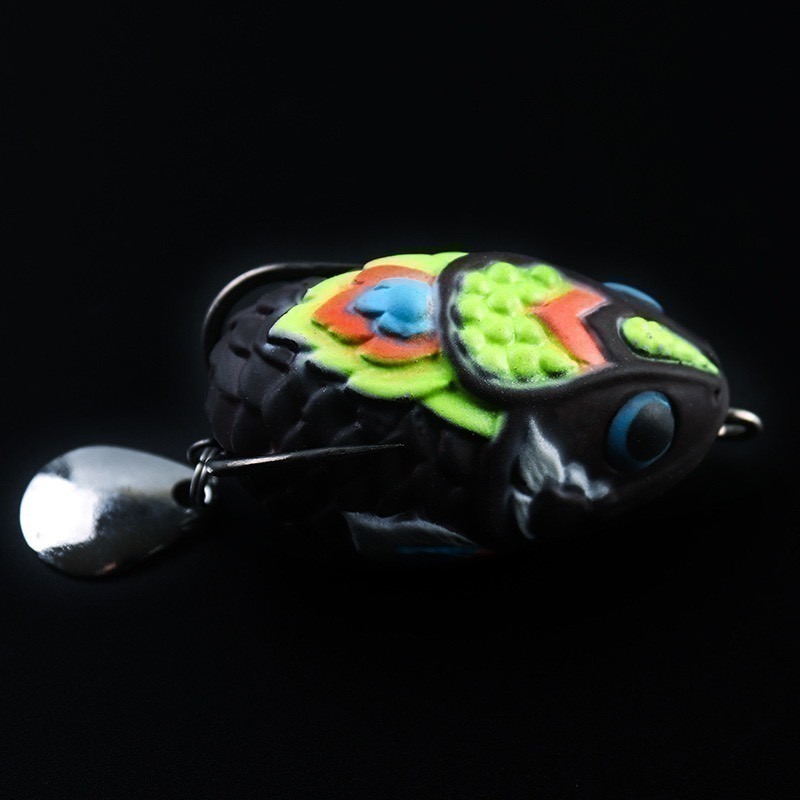 彩蛋 一口蛙 一口吞 姆指蛙 雷蛙 雷強 呆 魚虎 長 4.5cm 重10g 泰國 阿蔡路亞 台灣現貨-規格圖4