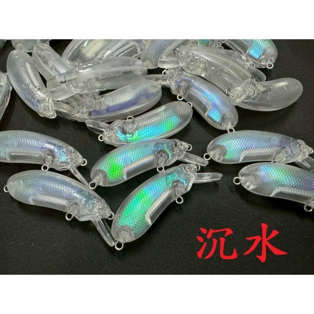 魔獸 CC60 素坯 胚體 黑鯛 黑格 捲仔 6公分 9.5克 阿蔡路亞 台灣現貨-細節圖2