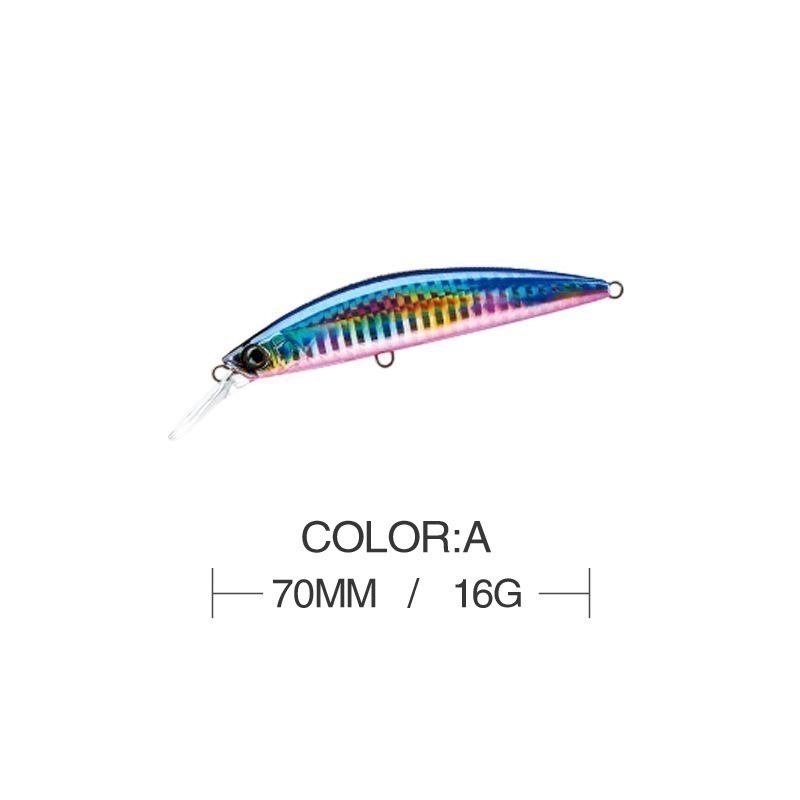 16克 7公分 9153 路亞 沉水 遠投 金目 七星 海鱸 青物 鱸魚 遠投 米諾 台灣現貨 阿蔡路亞-細節圖3