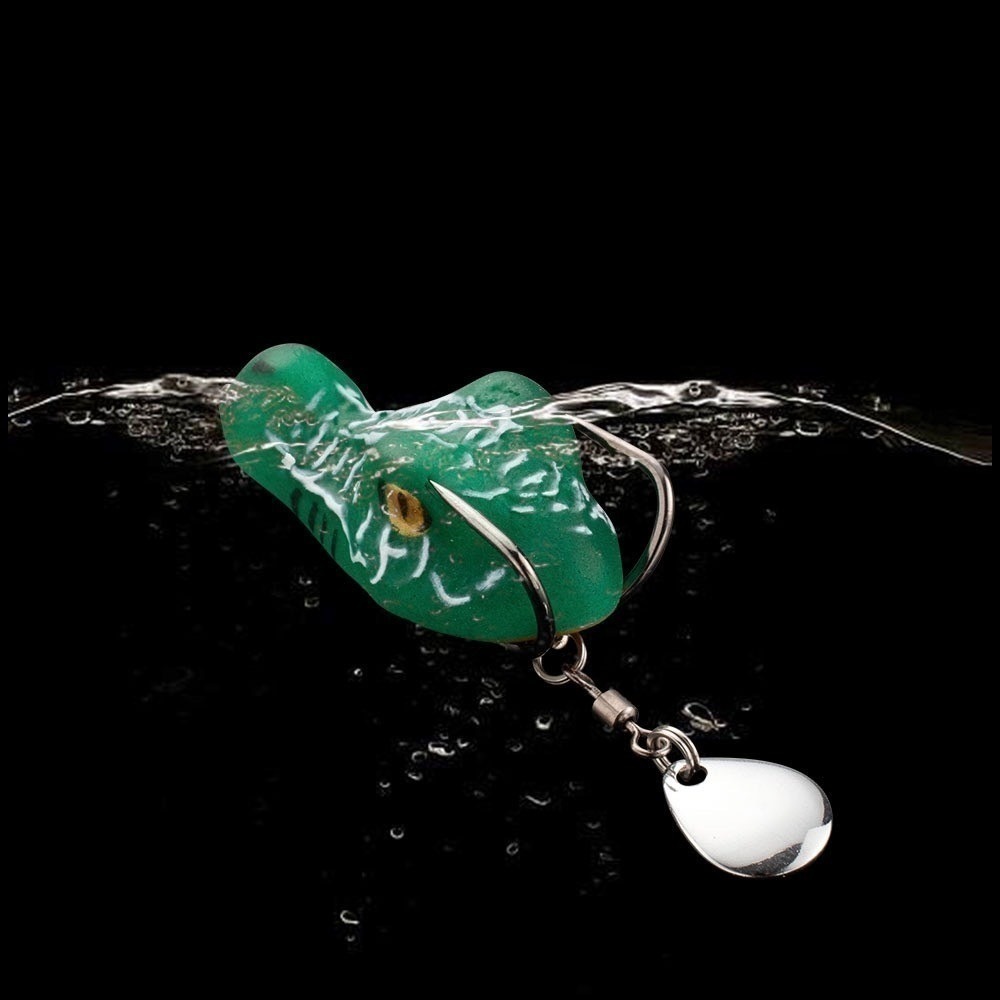 一口蛙 一口吞 姆指蛙 雷蛙 雷強 呆 魚虎 長 4 cm 重6.9 g 鱷魚 泰國  阿蔡路亞 台灣現貨-細節圖2