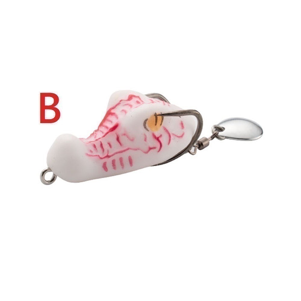 一口蛙 一口吞 姆指蛙 雷蛙 雷強 呆 魚虎 長 4 cm 重6.9 g 鱷魚 泰國  阿蔡路亞 台灣現貨-細節圖6