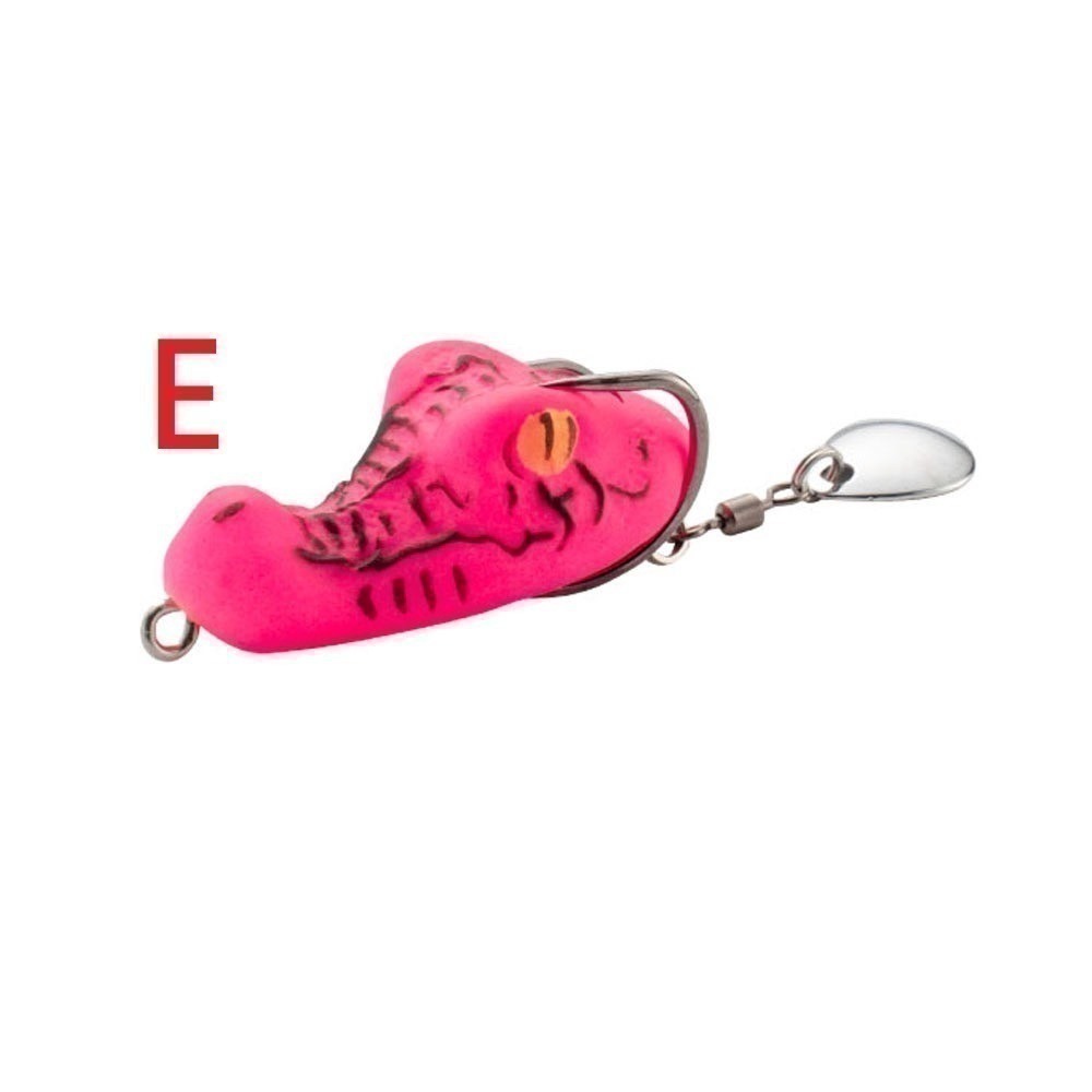 一口蛙 一口吞 姆指蛙 雷蛙 雷強 呆 魚虎 長 4 cm 重6.9 g 鱷魚 泰國  阿蔡路亞 台灣現貨-細節圖9