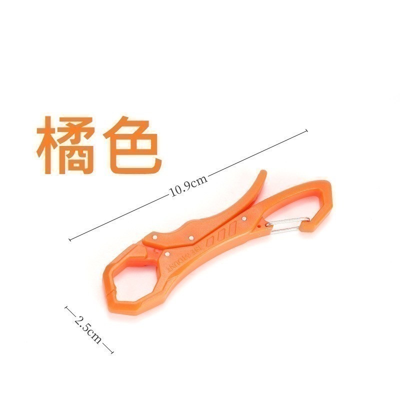 輕便魚夾 隨意夾 魚夾 迷你 控魚器 塑料 輕便魚夾 活魚扣 台灣現貨 阿蔡路亞-細節圖2