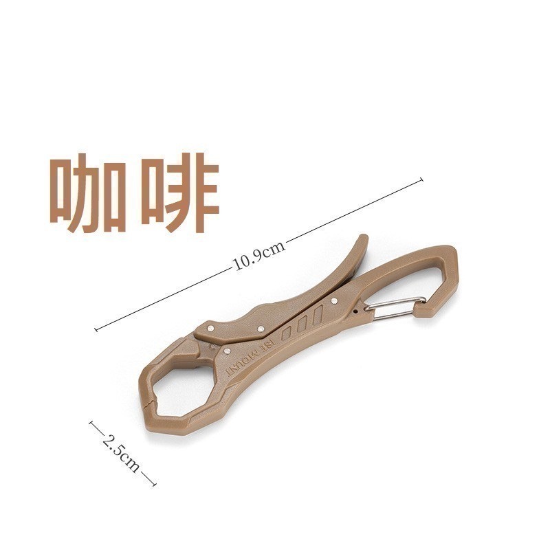 輕便魚夾 隨意夾 魚夾 迷你 控魚器 塑料 輕便魚夾 活魚扣 台灣現貨 阿蔡路亞-規格圖9